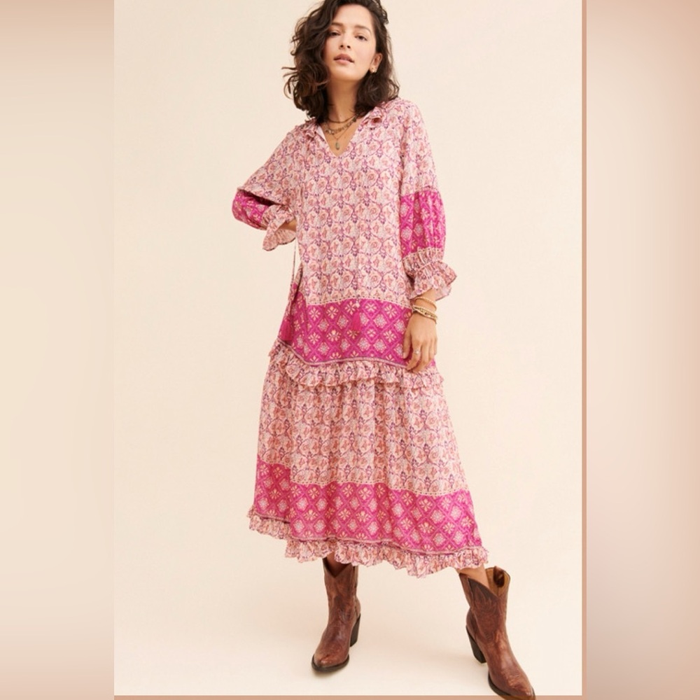 BTFL-Life Boarder Midi Dress Women’s Small